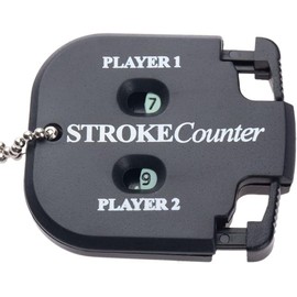 Golf Stroke Shot Putt Score Counter Golf Accessories, Two Digits Scoring Keeper with Key Chain One Touch Reset for Golf Game Scorekeeper Outdoor Activities Sport Golf Training Aids