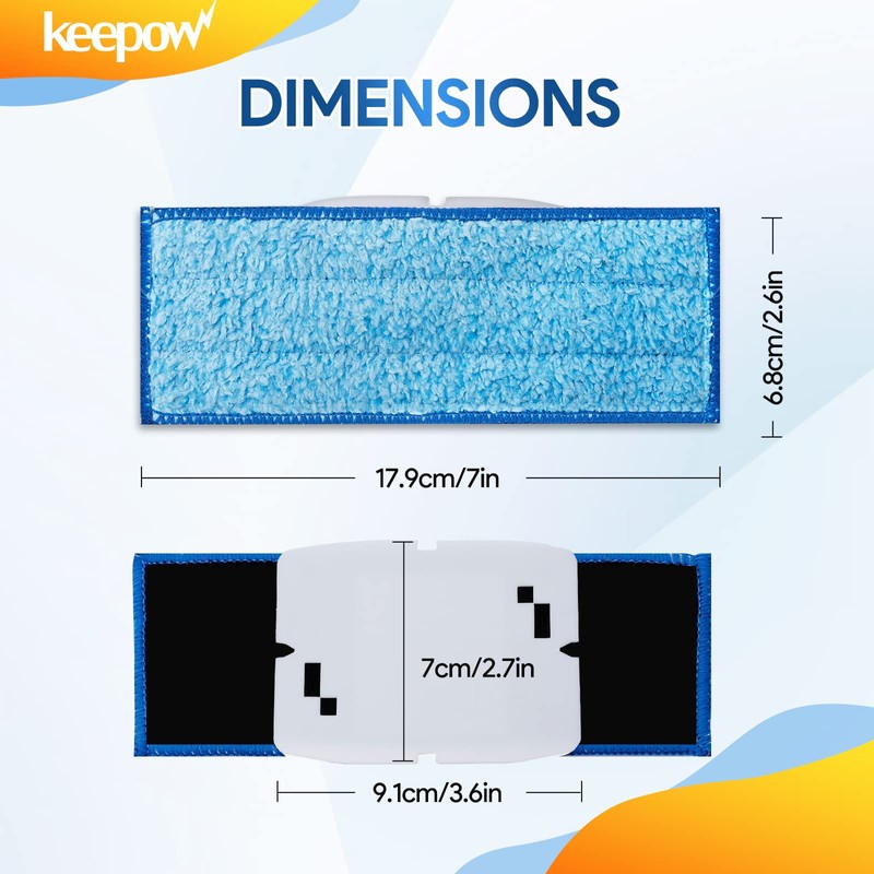 KEEPOW Braava Jet 240 Mop Pads Compatible with irobot Braava