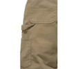 Carhartt Men's Relaxed Straight Twill Dungaree, Dark Khaki, W40 x