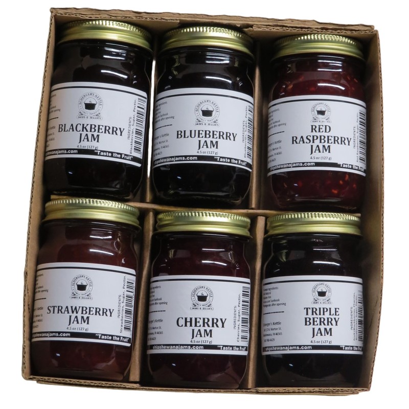 Our Berry Favorites Gift Box (6-4.5 oz jars in a