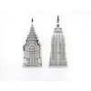 Godinger Empire State and Chrysler Building Salt and Pepper Shakers,