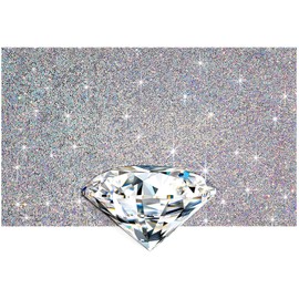 Shiny Nail Art Hand Rest Pad and Crystal Diamond Shaped Paperweight Foldable Nail Art Table Mat Jewels Wedding Decorations Nail Art Manicure Tools (50 mm)