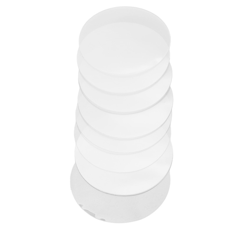 200Pcs Transparent Badge Film Protective Clear PVC Multi Purpose Badge
