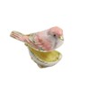 Furuida Mini Bird Trinket Boxes Hinge Hand-Painted Small Jewelry Box