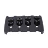 Guitar Bridge 4 String Metal Tailpiece Instrument Accessory Set Kit