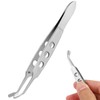 POPETPOP Eyelid Massage Tweezers : Stainless Steel Meibomian Gland Expressor