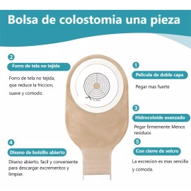 rehand Bolsas Para Colostomía Articulos Para Ostomía 10 Pzas