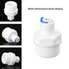 3/4" Male Thread Straight to Female Thread Elbow Adapter with