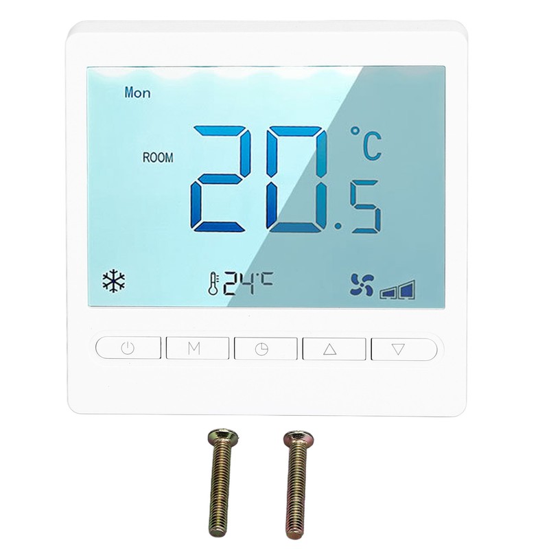 Programmable Thermostat High Accuracy Large Screen LCD Thermostat for Living