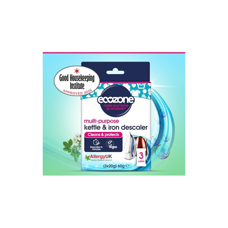 Ecozone Kettle & Iron Descaler - Effective Limescale Removal