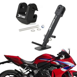 Xitomer 2'' Lowering Links & 3 inch Adjustable Kickstand Compatible with CB650R CBR650R 2019-2024, CB650F CBR650F 2014-2018 Suspension Links Motorcycle Kickstand
