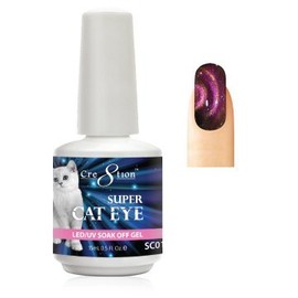 [CE12] Cre8tion - Cat Eye Collection Soak Off Gel [Easy Application] LED/UV Cured 15mL / 0.5 fl oz
