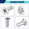 Lyxheth 8PCS Stainless Steel Brake Disc Rotor Screws, Brake Disc