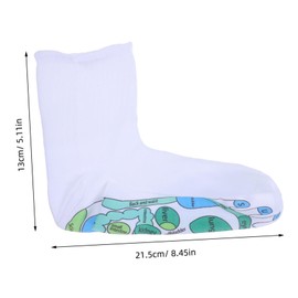 TOVINANNA Massage Socks Foot Reflexology Tools 2 Pairs Soft Cotton Socks Ideal for Office Travel