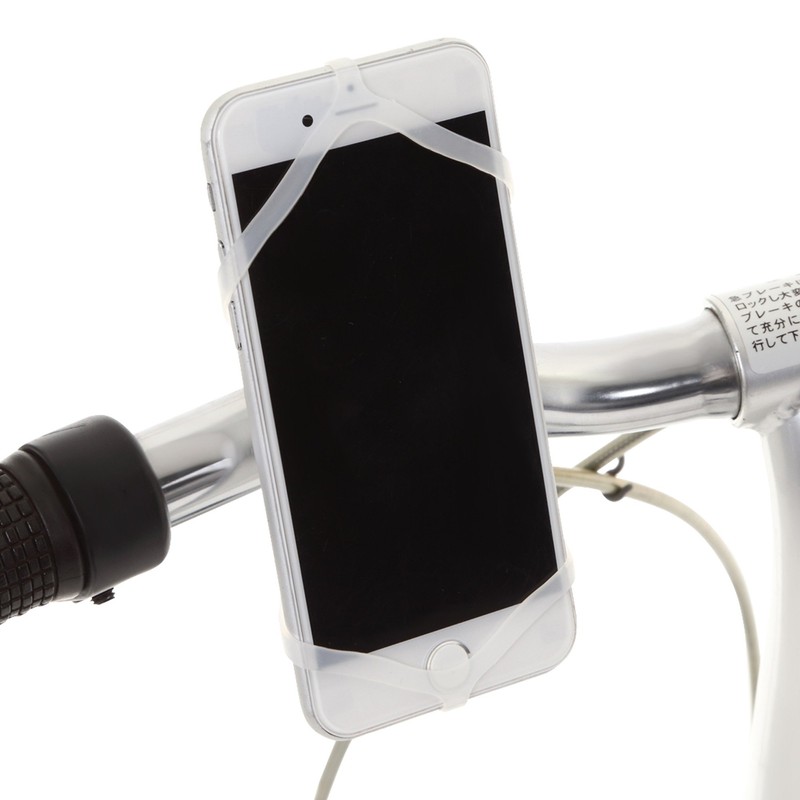 J-Vesta 自転車 スマート ホルダー 固定 スタンド シリコン タイプ iPhone7 柔軟性