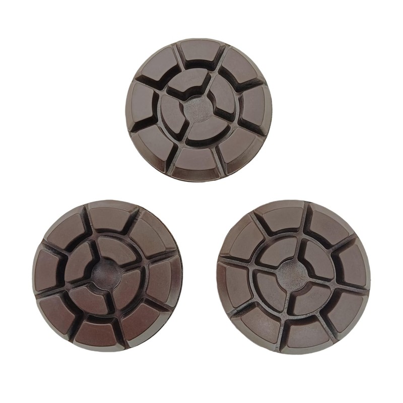 Diamond Floor Polishing Pads, 3 Inch Resin Bond Hook and
