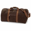 Quadra QD613 Vintage-Style Desert Canvas Holdall - Colour: Brown