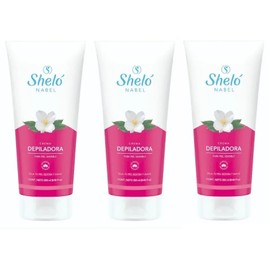 Pack 3Pz Crema Depiladora Corporal — Eliminación del Vello de Forma Rápida y Sencilla — Shelo Nabel — Uso Corporal — Piel Suave