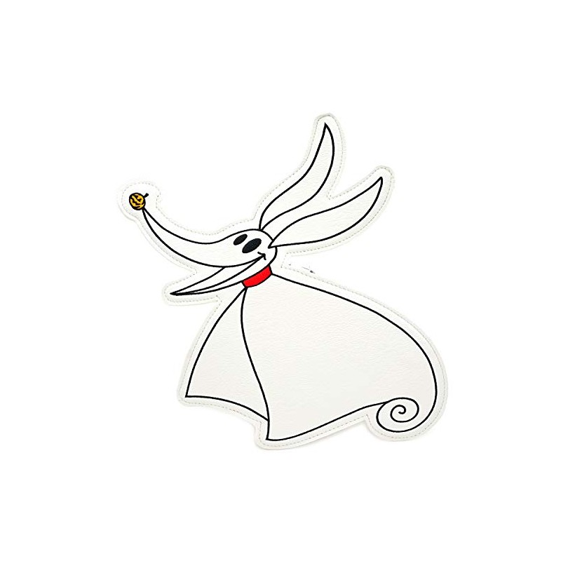 Loungefly Nightmare Before Christmas: Zero Die-cut Wristlet Zip Up Pouch