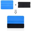 EHDIS Vinyl Squeegee Buffer Self-Adhesive Fabric Felt Edge for 4