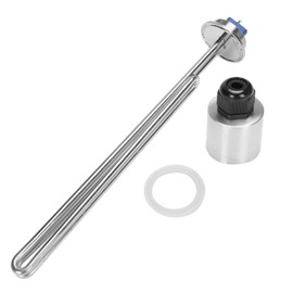 DERNORD 2 Inch (OD64) Tri-clamp 240V 6500W Foldback Heating Element Electric Water Heater with Low Watt Density