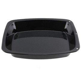 Spares2go Large Vitreous Enamel Roasting Tin Oven Baking Tray