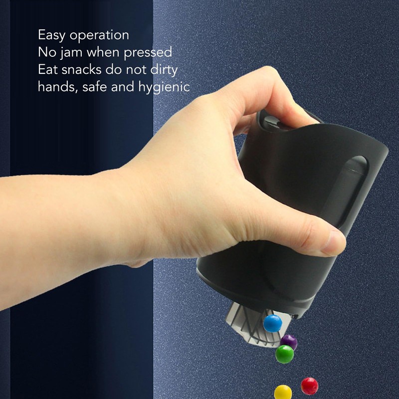 Small Snack Dispenser, 270ml Capacity, Keep Your Fingers Clean, Portable