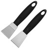 2pcs Professional 3D Printer Scraper Set, Stainless Steel Paint Straight
