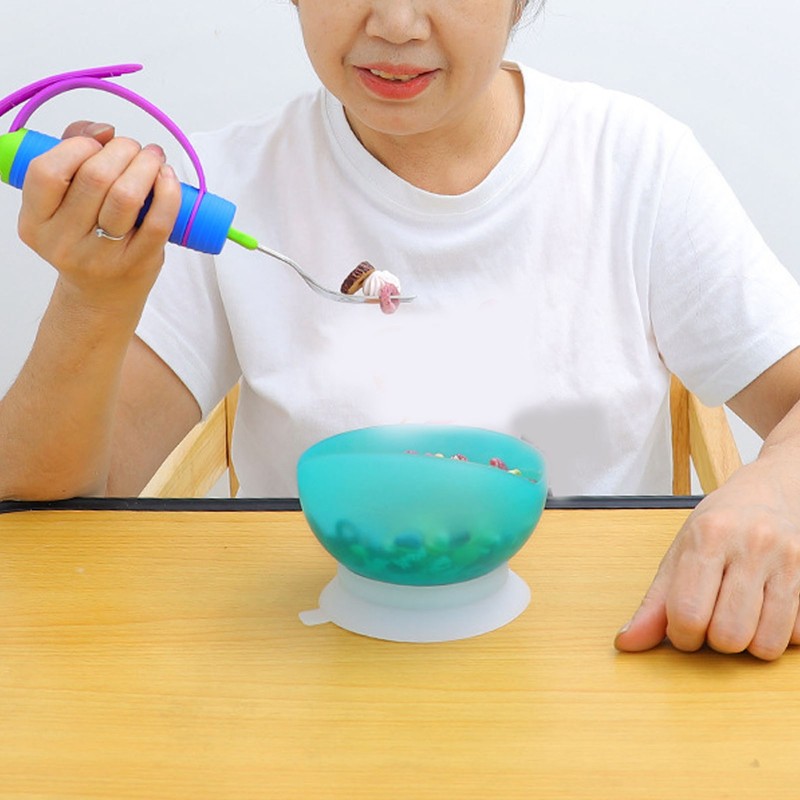 Adaptive Utensil 360 Degree Rotatable Stainless Steel Adjustable Weighted Parkinsons