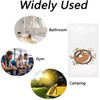 Vdsrup Cute Sloth Hand Bath Towel Shower Towels Spring Flowers