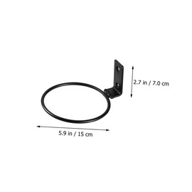 Parliky 3Pcs Wall Mounted Flowerpot Holder Ring Collapsible Planter Bracket for Use Flowerpot Stand Decorative Plant Hanger for