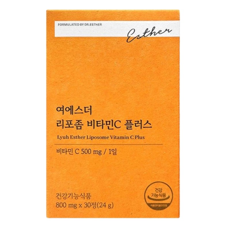 Esther Formula Liposm Liposomal Vitamin C 500 tablets, approximately 1