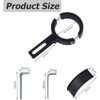 Motorcycle Headlight Bracket 38-60mm - Headlight Mount Motorcycle for Handlebar/Fork/Crashbar