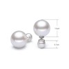 DOLCE LUCCI Double Pearl Earrings, Large, For Women, Valentine’s Day