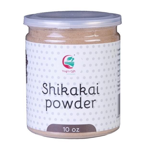 Shikakai Powder 10 oz | Clean You Hair Naturally | 100% Natural Hair Wash Powder | Shikakai Powder for Hair | By Yogi's Gift®