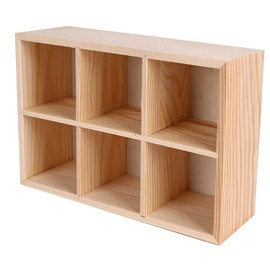 CAXUSD Box Multi Purpose Crayon Storage Box Compartment Desk Crayon Holder for Paints Colored Pencils and Markers Smooth Polished Organizer for Home and School Use