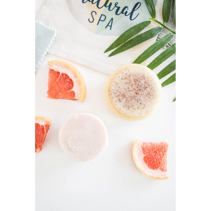 Lavender Rose Grapefruit Sha mpoo and Conditioner Bar set- Handmade