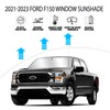 D-Lumina Windshield Sun Shade for Fo-rd F-150 2021-2025 F150 Crew