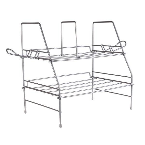 Atlantic Game Depot - Wire Gaming Rack Stores and Organizes All Your Gaming Gear, Made from Durable Heavy Gauge Steel Wire PN45506114