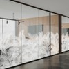 ChicSkin Modern Botanical Etched Glass Window Privacy Film, Thickened Textured