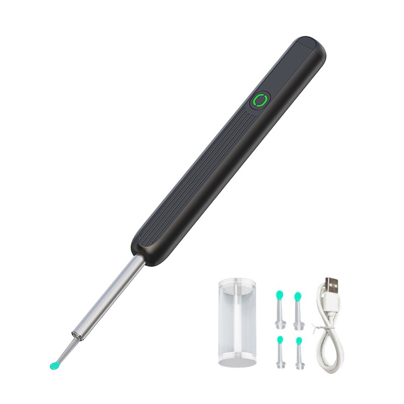 LED Light Earpick Ear Wax Removal HD Camera Visible Smart