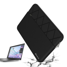 Smatree 14 inch Laptop Sleeve for DELL Precision 5470/5480/5490 Workstation, for 13.3 inch DELL Latitude 5330/5340/5350, DELL Protective Laptop Case with Pocket, Patended Shockproof Design (E426)