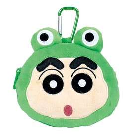Tees Factory Crayon Shin-chan Plush Zipper Mascot Pouch with Carabiner KS-5546156KA