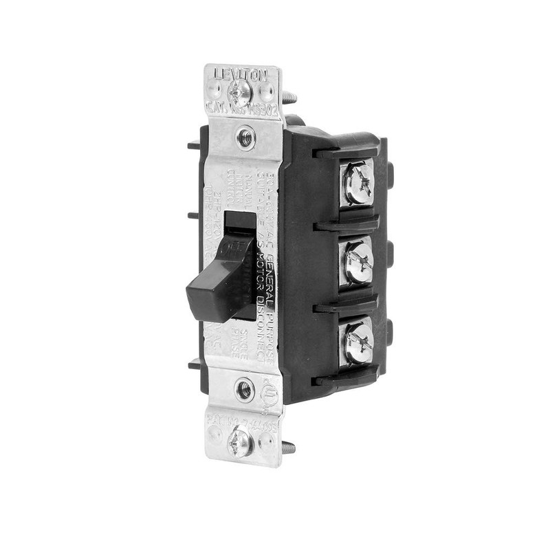 Leviton 30 Amp, 600 Volt, Three-Pole, 3 Phase AC Motor