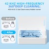 lunakind Ultrasonic Jewelry Cleaner Eyeglass Cleaner with 450ml Capacity: Pod
