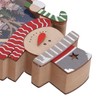 Luminous Christmas Ornament LED Light Emitting Wooden Christmas Decorations Ornaments
