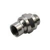 Tsnamay Brushed Nickel Shower Head Swivel Ball 360°Brass Chrome Shower