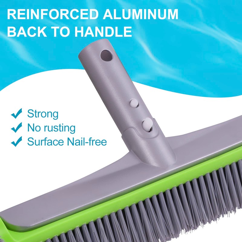 Sepetrel Pool Brush Head for Cleaning Walls,Heavy Duty Inground/Above Ground