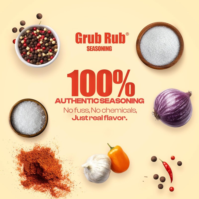 Grub Rub BBQ Blend – Award-Winning Seasoning Family Recipe For