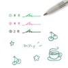 Twink twiink [Color Pen] 2-Color Line Pen/Pink x Green